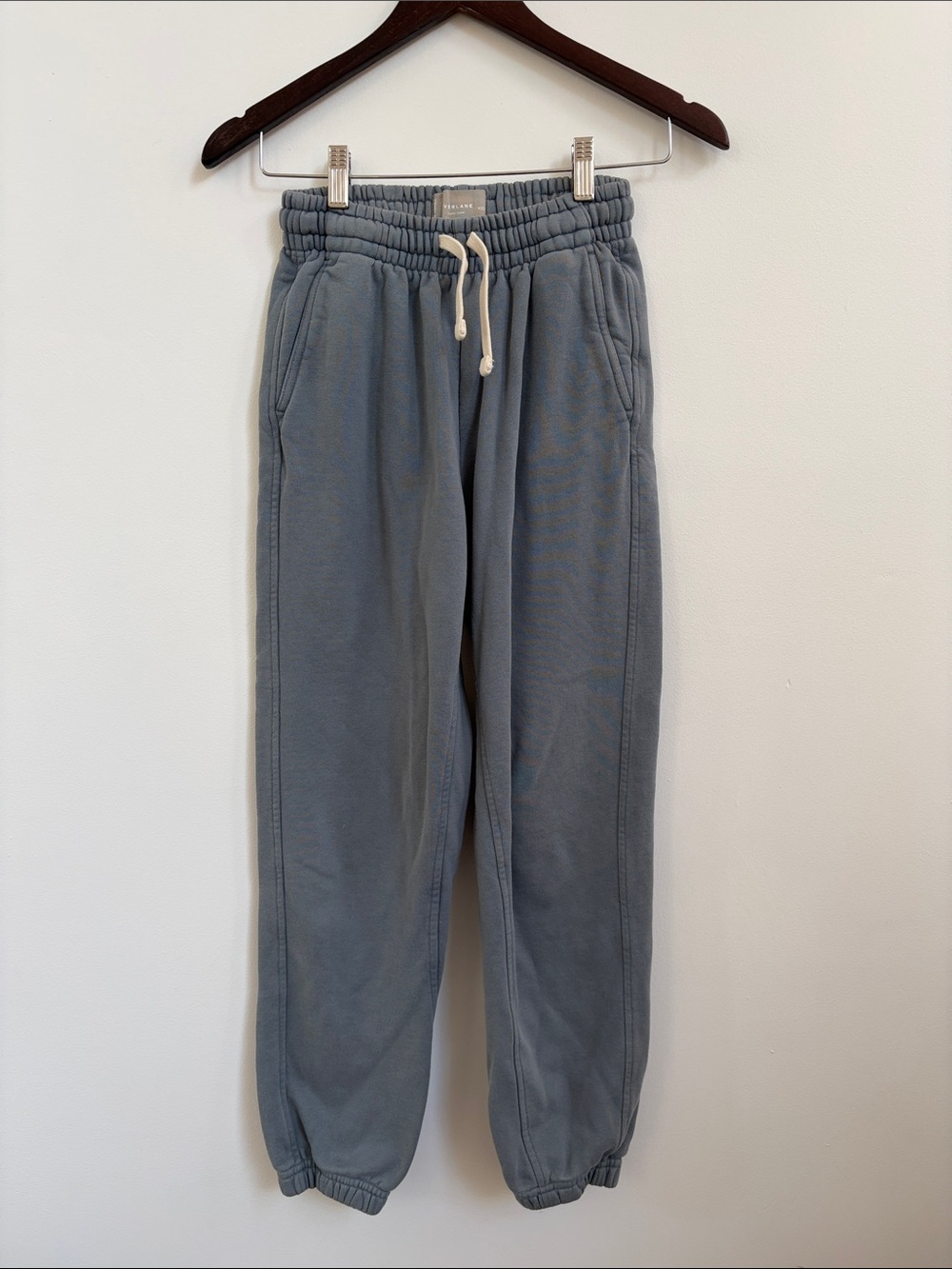 Everlane Slate Blue Drawstring Jogger Pants